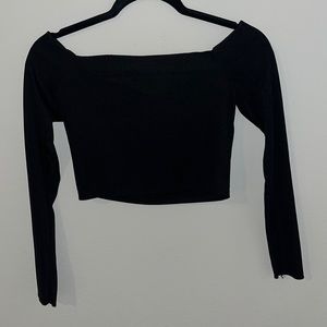 Nasty Gal off the shoulder crop top